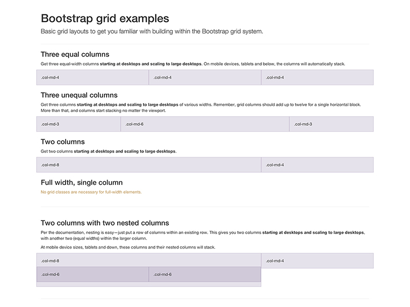 Multiple grids example