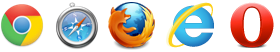 Tested and supported in Chrome, Safari, Internet Explorer, and Firefox